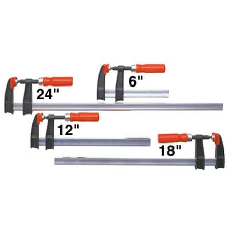 Hd ACTGJ2.5 24 Bessey 2.5 x 24 in. Regular Duty Tradesmen Bar Clamp ACTGJ2.5 24
